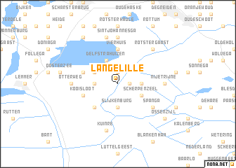 map of Langelille