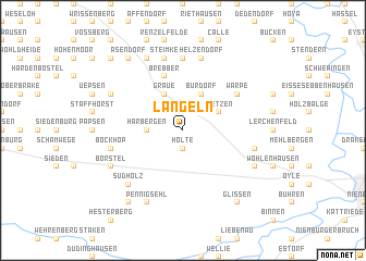 map of Langeln