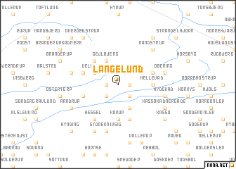 map of Langelund