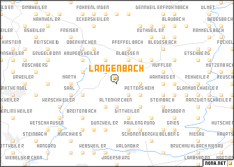 map of Langenbach