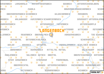 map of Langenbach