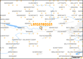 map of Langenbogen