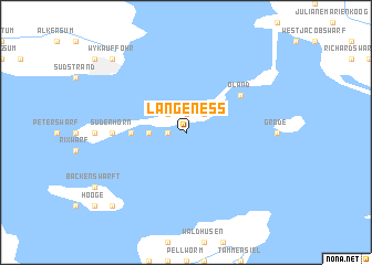 map of Langeneß