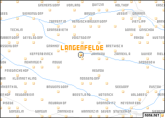 map of Langenfelde