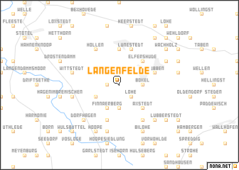 map of Langenfelde