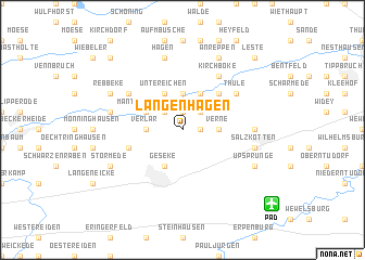 map of Langenhagen