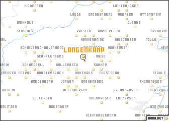 map of Langenkamp