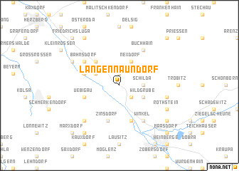map of Langennaundorf