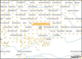 map of Langenried