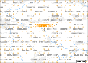 map of Langenstück