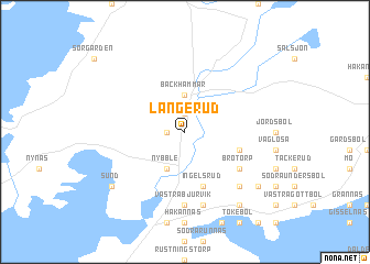 map of Långerud