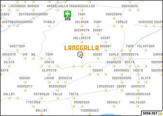 map of Långgälla