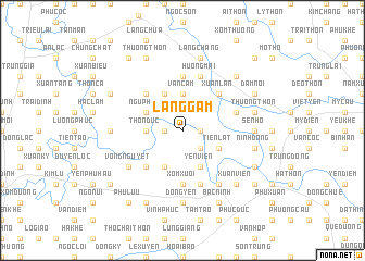 map of Làng Gâm