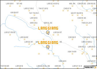 map of Làng Giáng