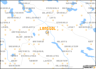 map of Långgöl