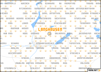 map of Langhausen