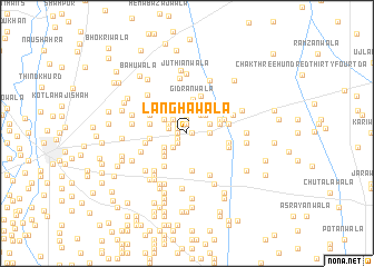 map of Langhawāla