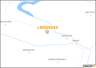 map of Långheden