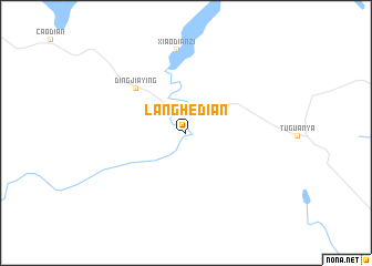 map of Langhedian