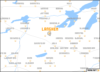 map of Länghem