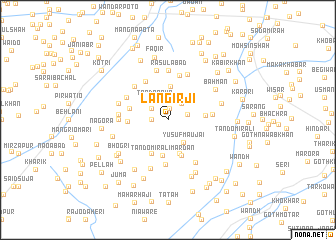 map of Lāngirji