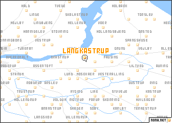 map of Langkastrup