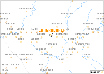 map of Langkau Bala