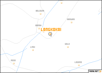 map of Langkokai