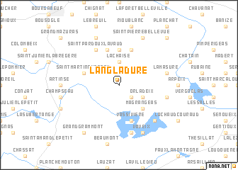 map of Langladure