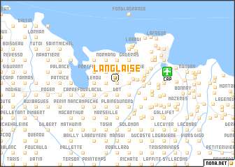 map of Langlaise