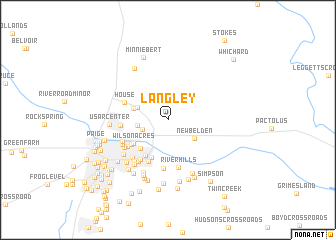 map of Langley