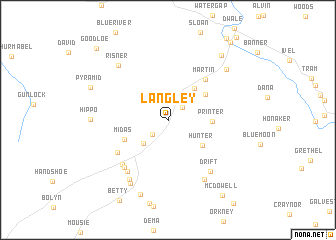 map of Langley