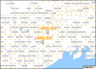 map of Langlois