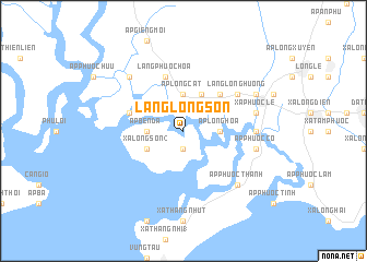 map of Làng Long Sơn