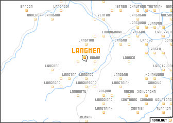 map of Làng Men