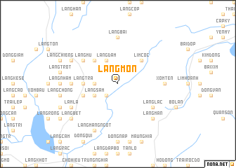 map of Làng Mồn
