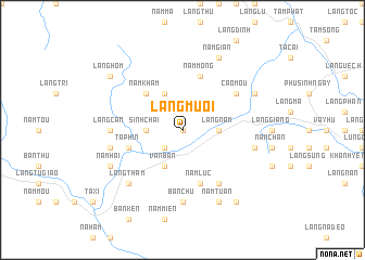 map of Làng Mười