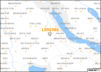 map of Langnau