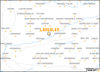 map of Langolen
