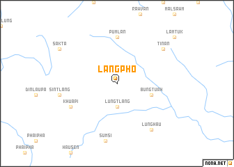 map of Langpho