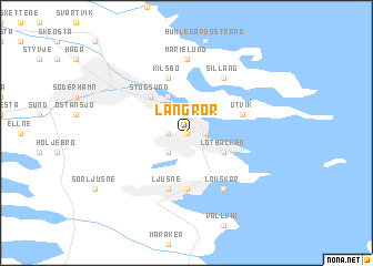 map of Långrör