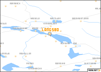 map of Langsbo