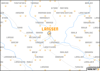 map of Làng Sen