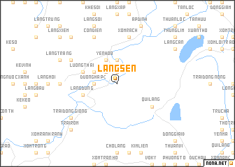map of Làng Sen