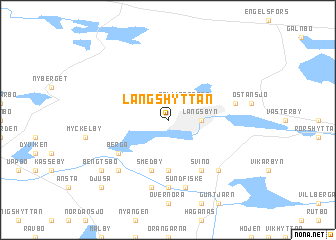 map of Långshyttan