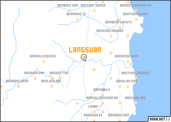 map of Lang Suan