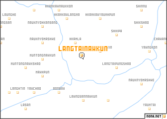 map of Langtai Nawkun