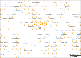 map of Làng Thơ