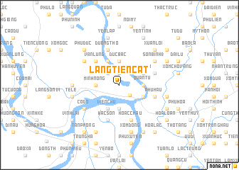 map of Làng Tiên Cát