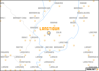 map of Làng Tioum